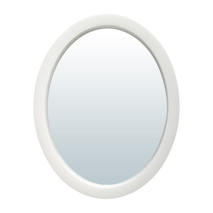 фото Набор зеркал qwerty «неаполь», настенных, 3 шт, d=26 см, цвет белый