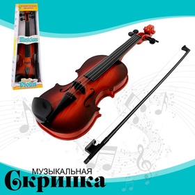 Игрушка музыкальная "Скрипка маэстро", цв. темно-коричневый