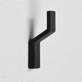 Крючок мебельный CAPPIO, однорожковый, цвет черный