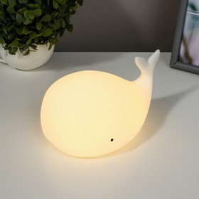 

Ночник "Волшебный кит" LED 1,3Вт USB 4000К белый 15,3х11,2х9,8см