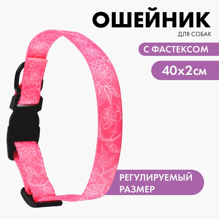 Ошейник "My littlle princess", 2 см 25-40  см