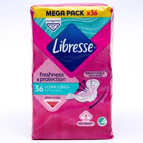 

Гигиенические прокладки Libresse Ultra Normal Deo с мягкой поверхностью, 36 шт.