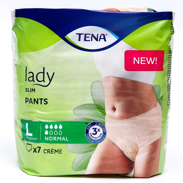 Трусы впитывающие TENA Lady Slim Pants Normal L, 7 шт. цена и фото
