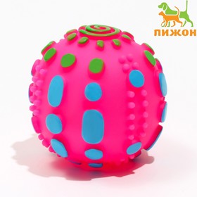 Игрушка пищащая 'Чудо-мяч', 6,5 см, розовая Ош