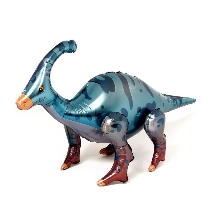 Шар фольгированный 50 «Динозавр гадрозавр» шар фольгированный 32 динозавр паразаулоптус