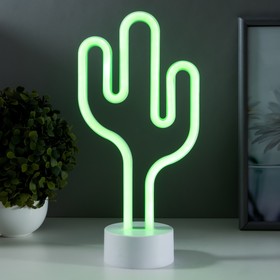 

Ночник "Кактус" LED от батареек 3АА (не в комплекте) 8,5х14,5х29,5 см