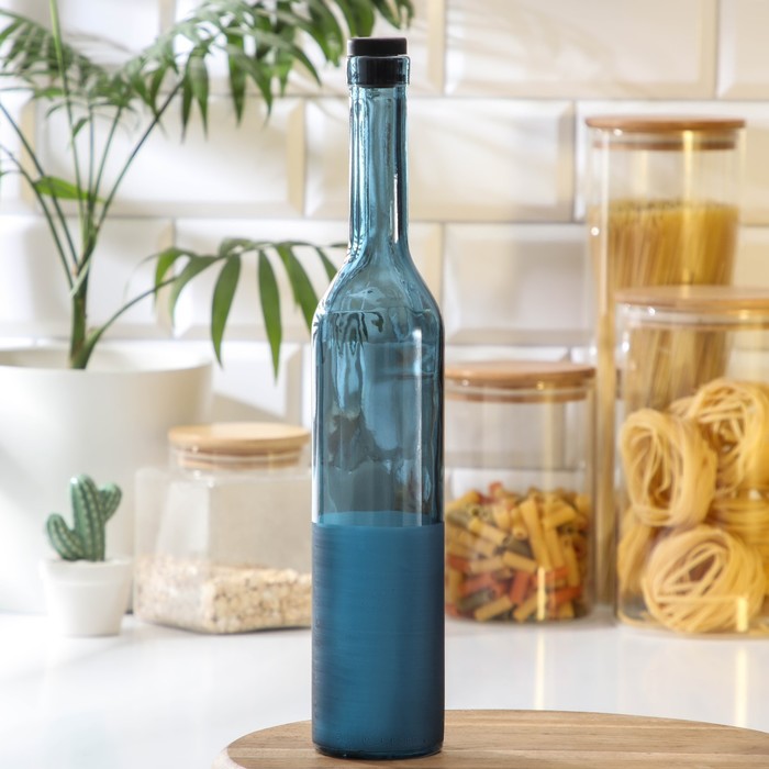 фото Бутыль для соуса и масла «кобальт», 500 мл, цвет синий renga