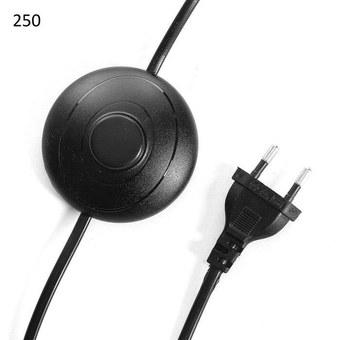 Торшер "Планета" E27 40Вт черный 48х30х165 см 7012739