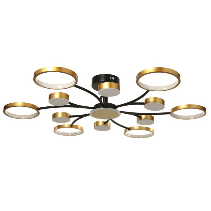 

Люстра с ПДУ 2299/13GD LED 256Вт 3000-6000К золото 106х106х18 см BayerLux
