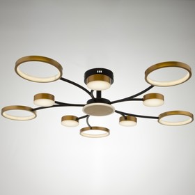 

Люстра с ПДУ 2299/11GD LED 216Вт 3000-6000К золото 97х97х18 см