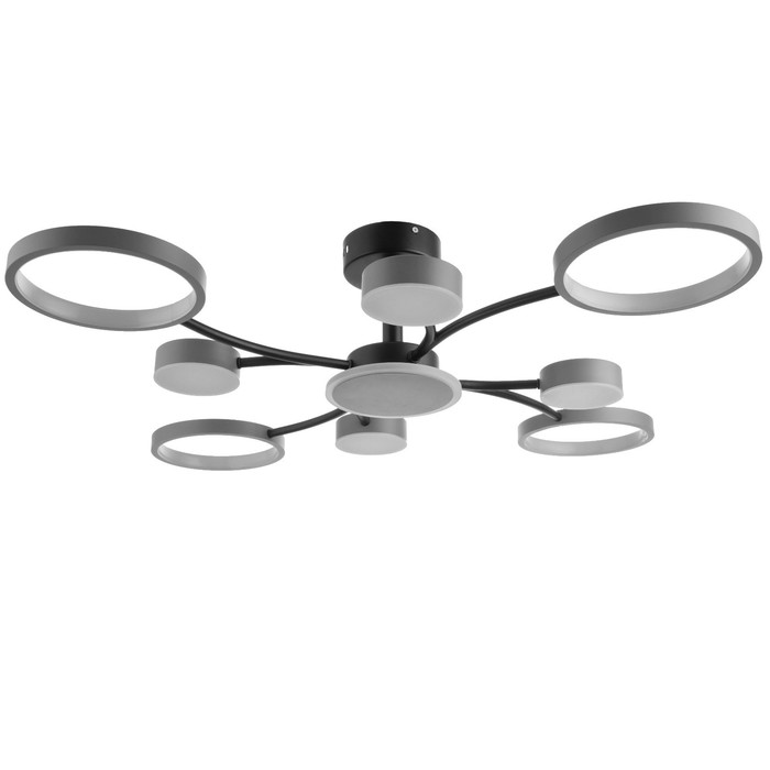 

Люстра с ПДУ 2299/9GR LED 176Вт 3000-6000К серый 88х88х18 см BayerLux