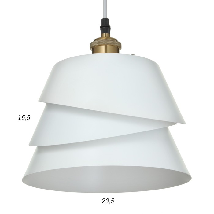 

Светильник BayerLux 2279/1WT E27 40Вт белый 24х24х21-121 см