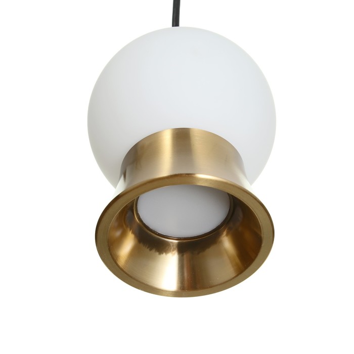 Светильник 2281/1 LED бело-золотой 10.5х10.5х15-115 см