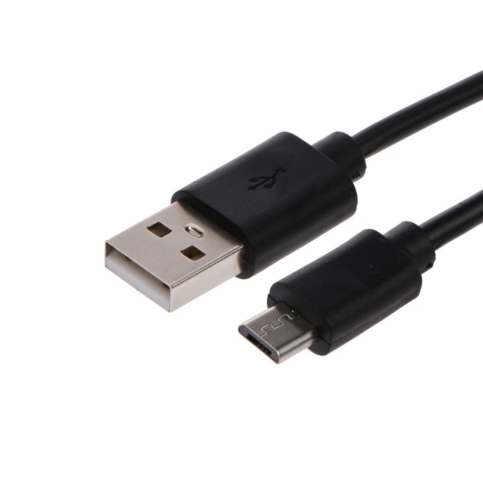 Кабель Belsis SP3084, microUSB - USB, 2 А, 1.5 м, PVC оплетка, черный