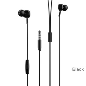

Наушники Borofone BM34, проводные, вакуумные, микрофон, Jack 3.5 мм, 1.2 м, черные
