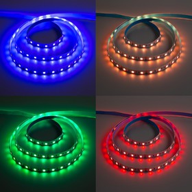 

Комплект светодиодной ленты URM, 12В, SMD5050, 5 м, IP20, 2 шт, с аксесс., 60 LED/м, RGB 6981