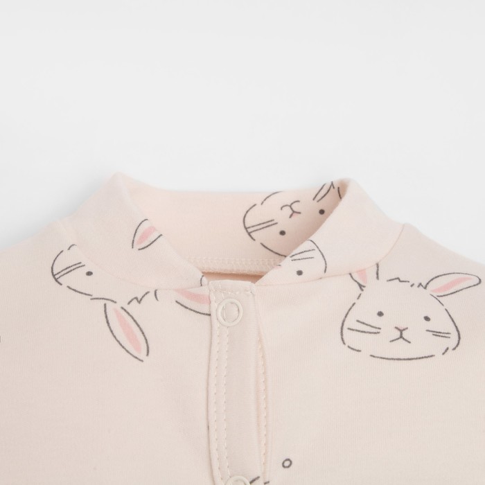 фото Комбинезон крошка я «зайчик», рост 62-68 см, цвет бежевый