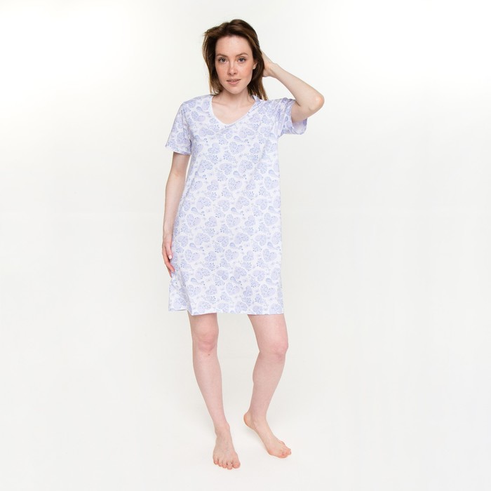 Ночная сорочка женская, цвет МИКС, размер 46 ночная сорочка женская цвет пудровый принт микс размер 46