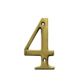 

Номер «4», h=50 мм, цвет латунь