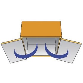 

Петля мебельная накладная, mod 4210A, цвет антик