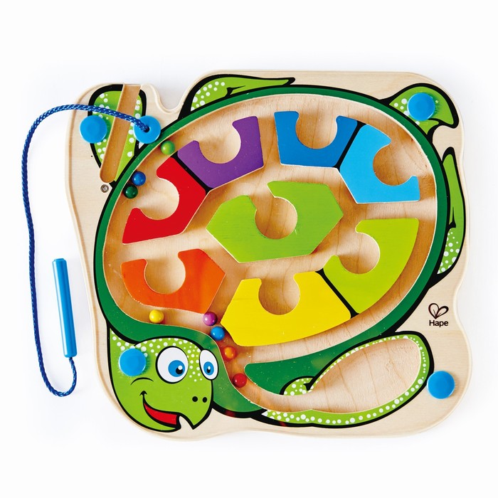 игрушка лабиринт hape черепашка для детей с шариком магнитный Игрушка-лабиринт «Черепашка», с шариком, магнитный