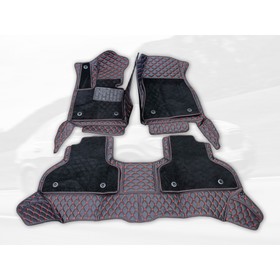 

Коврики модельные 5D для Mercedes-Benz GLS X166 с 2015-2019, черно-красные