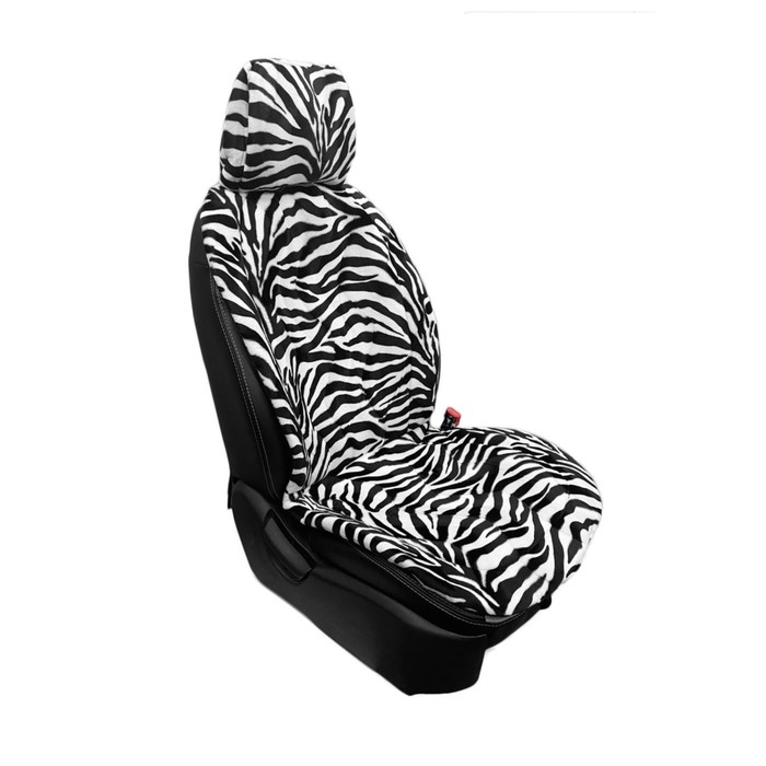 фото Накидки на передние сиденья "зебра-skin", набор 2 шт. carfashion