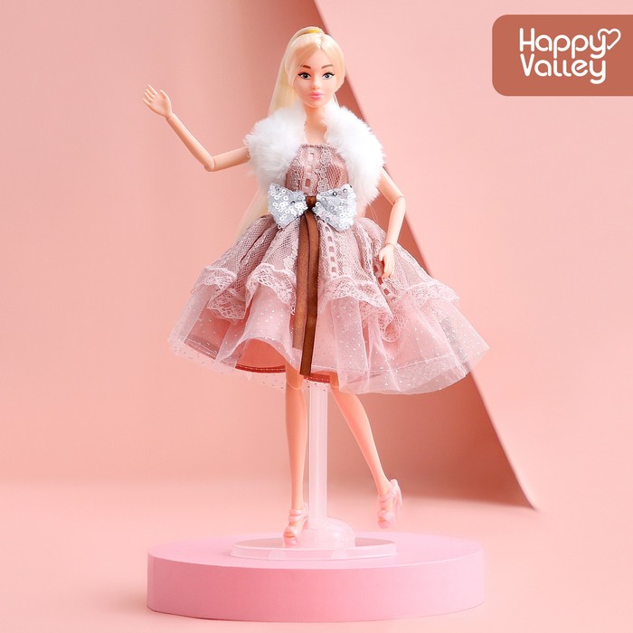Кукла-модель шарнирная «Нежные мечты» со светлыми волосами кукла модель шарнирная нежные мечты с розовыми волосами