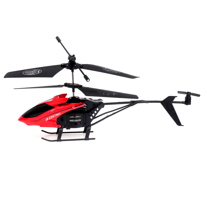 Вертолет радиоуправляемый "Воздушный король", работает от батареек, цвет красный