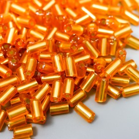 

Стеклярус d=3мм, L=6 мм, упак. 50 гр. т.золотой огонек