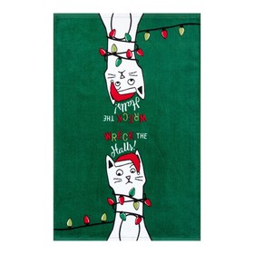 

Полотенце кухонное Доляна "Wreck the house", 40*60±5 см, велюр/махра