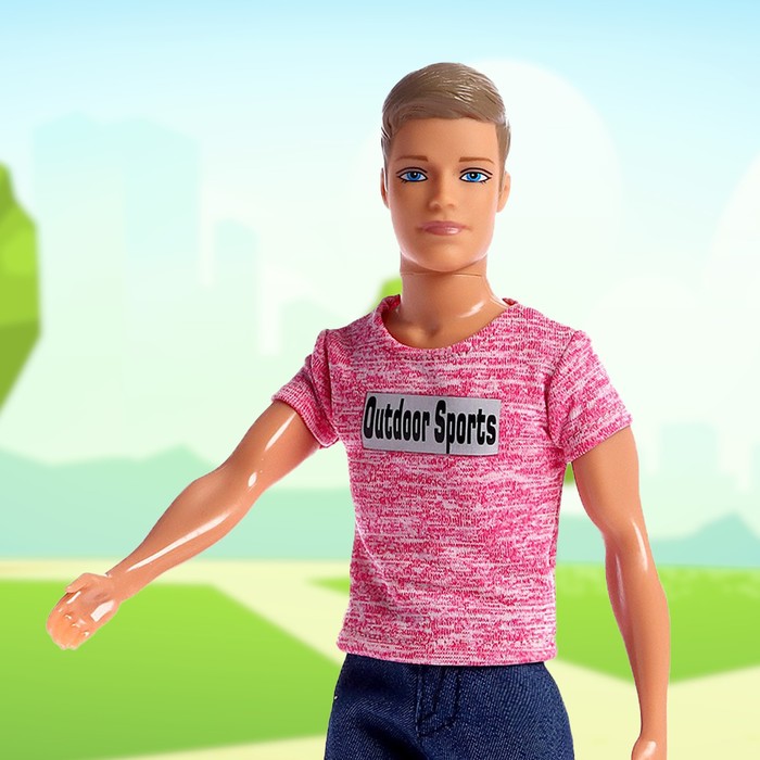 Кукла-модель "Кевин" цвет розовый