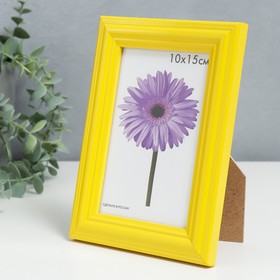 

Фоторамка дерево Linda 10х15 см желтая