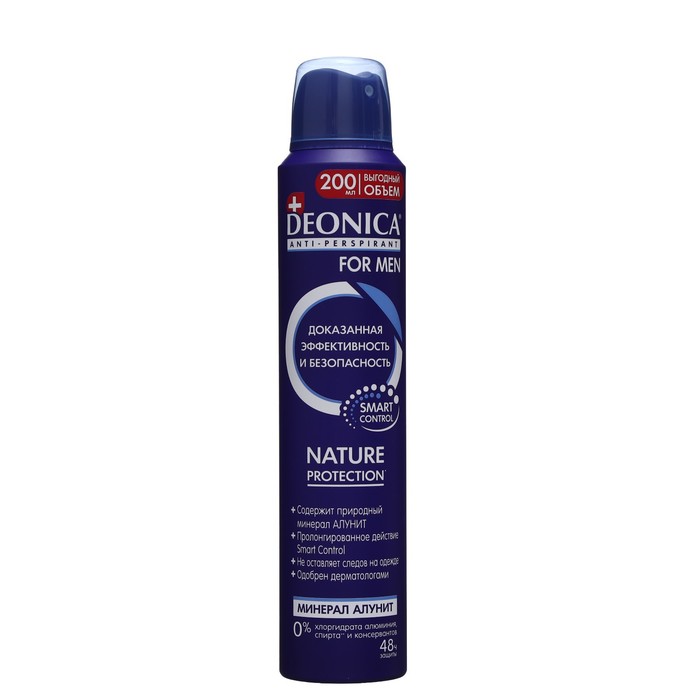 Антиперспирант Deonica for Men Nature Protection аэрозоль 200 мл 209₽