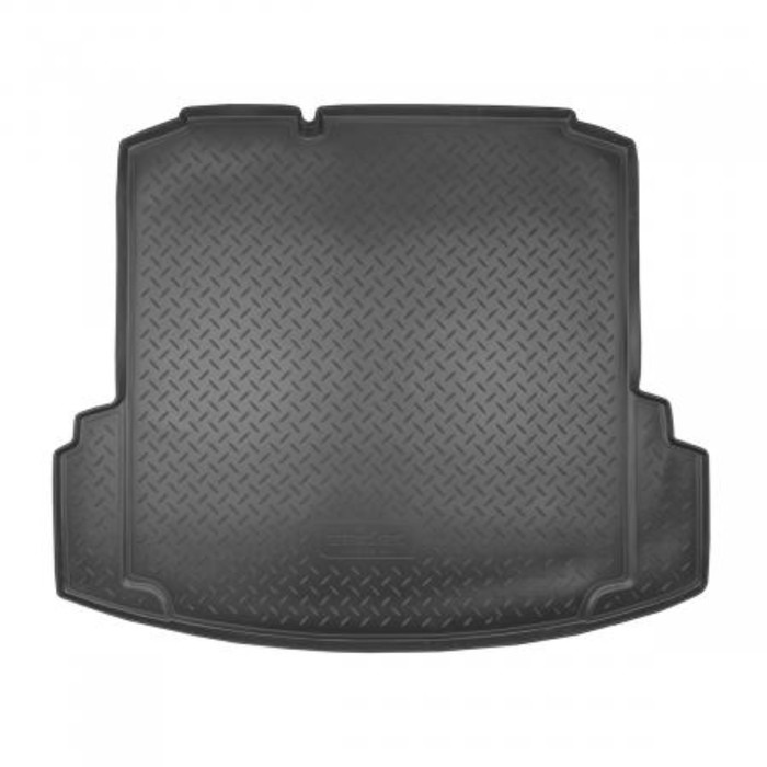 Коврик в багажник для Volkswagen Jetta Седан (2011-), c ушами, черный