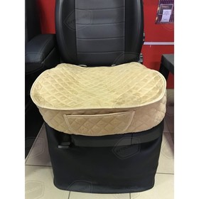 

Накидка на переднее сиденье, Люкс, алькантара, квадрат, бежевая с бежевой нитью