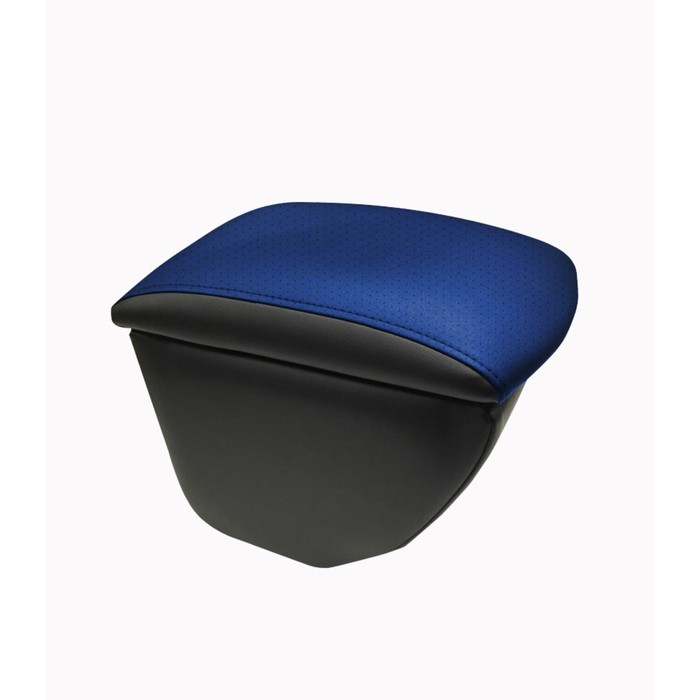 Подлокотник Chevrolet Tracker 2013- экокожа, черно-синий