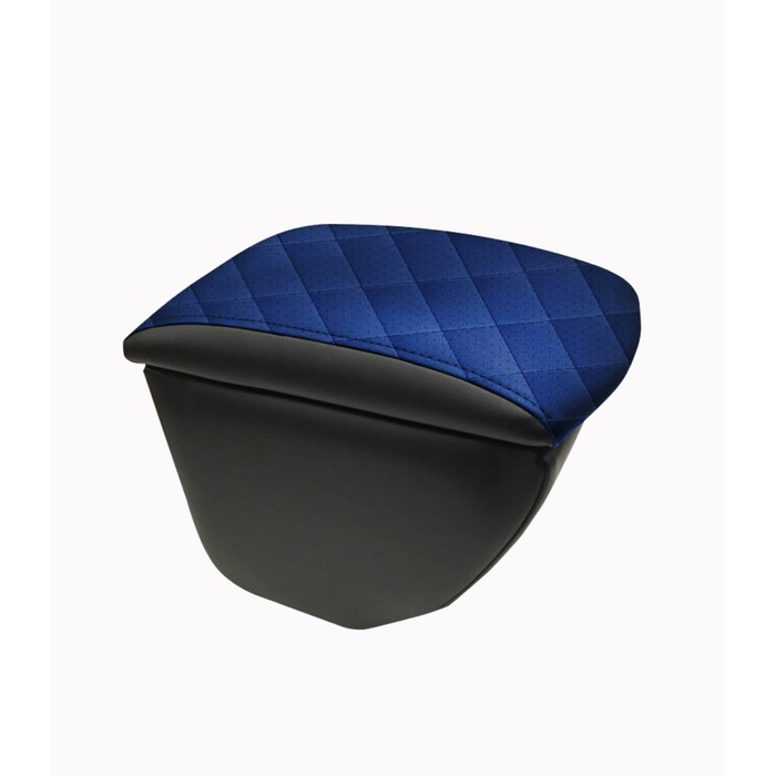 

Подлокотник KIA Rio 4 с 2017-н.в., экокожа, черно-синий, ромб