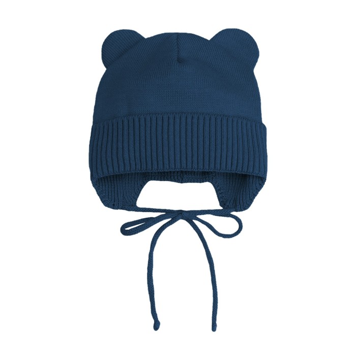 Шапка детская Bear, размер 38-40 см, цвет синий шапка детская bear размер 38 40 см цвет синий