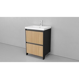 

Тумба "Klaufs 60.2Y VELVEX" шатанэ/чёрная
