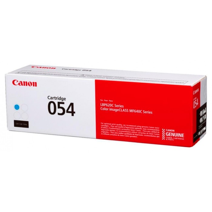 

Картридж Canon 054 BK 3024C002 (MF645Cx/MF643Cdw/MF641Cw), для Canon (1500 стр.), чёрный