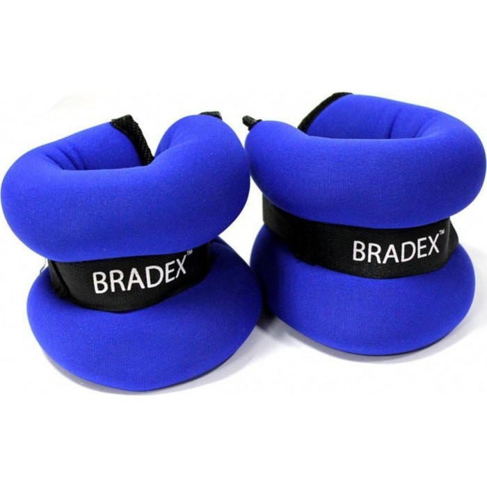 Утяжелители Bradex «Геракл Экстра», по 1.5 кг, пара спортивный инвентарь bradex утяжелители геракл 0 5 кг