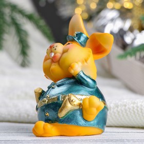 

Копилка "Заяц полицейский" рыжий, 8х7х11см