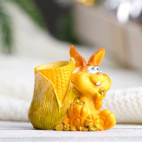 

Подставка для зубочисток "Заяц с кукурузой" 5см
