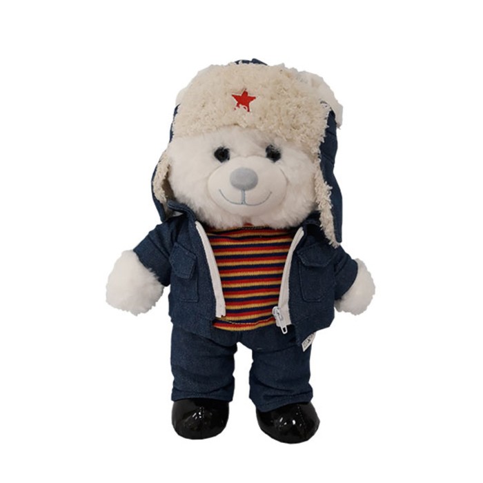 Мягкая игрушка «Медведь болельщик», 30 см, Softoy