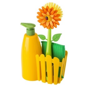 

Дозатор, щётка для посуды, губка на подставке Flower Power