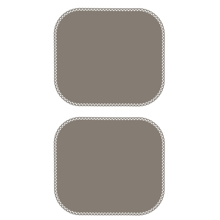 

Силиконовый коврик Maid, 40х35 см, 2 шт, цвет серый