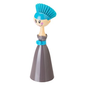 

Щётка Dolls для посуды, цвет голубой/коричневый