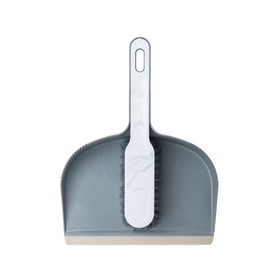 

Набор для уборки Marble, 2 шт: совок, щётка, цвет серый
