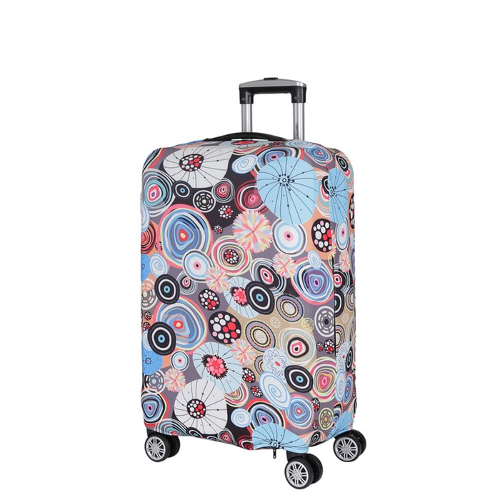 W1015 Чехол для чемодана, цвет голубой, размер M, 55х78х1см